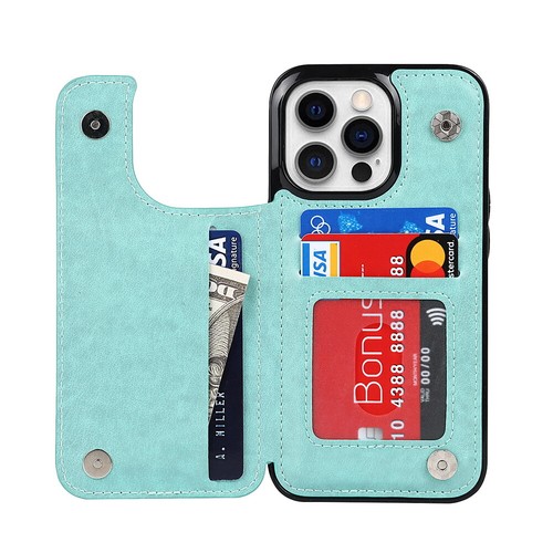 Leather Wallet Magnetic Card Slot Mandala Case For iPhone 11 12 13 14 15 16 - Picture 23 of 24