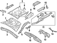Subaru 52150fj1929p Genuine Floor Side on sale Subaru 52150fj1929p Genuine Floor Side on sale