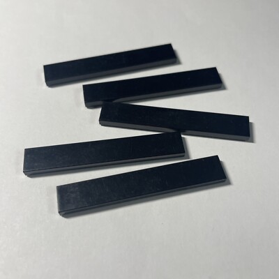 5x Lego  1x6 Fliese Tile Basic Black Schwarz 6636 Neu New 663626 ,