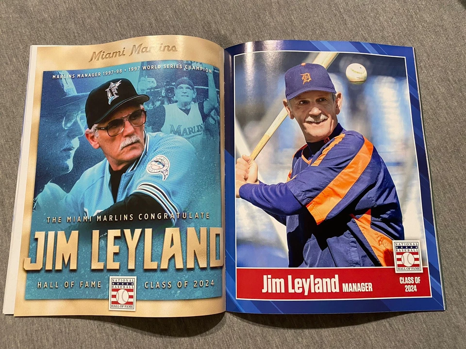 2024 BASEBALL HALL OF FAME INDUCTION DAY PROGRAM- MAUER, BELTRE, LEYLAND, HELTON - Image 4 of 4