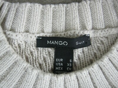 Pull Mango de la taille XS, de couleur rose