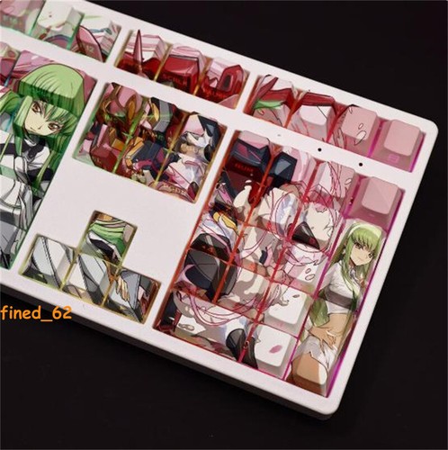 Anime Code Geass 108 Key caps RGB Keycaps For Cherry MX Mechanical Keyboard - Picture 6 of 6