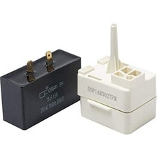Kenmore Frigidaire Refrigerator Compressor Relay Start and Overload and capacito