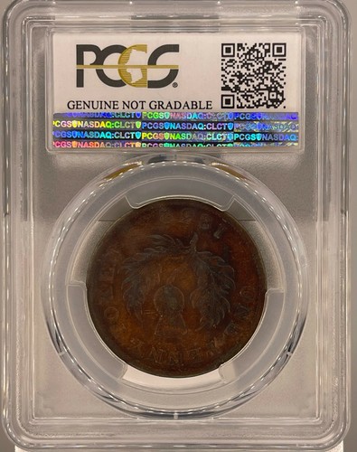 1832 Nova Scotia 1D PCGS XF Detail - Picture 3 of 4