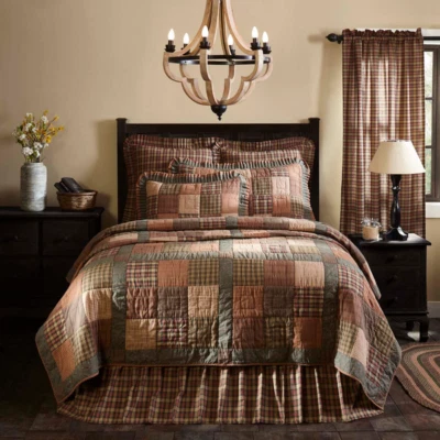 CROSSWOODS QUILT SET & ACCESSORIES. CHOOSE SIZE & ACCESSORIES. VHC BRANDS