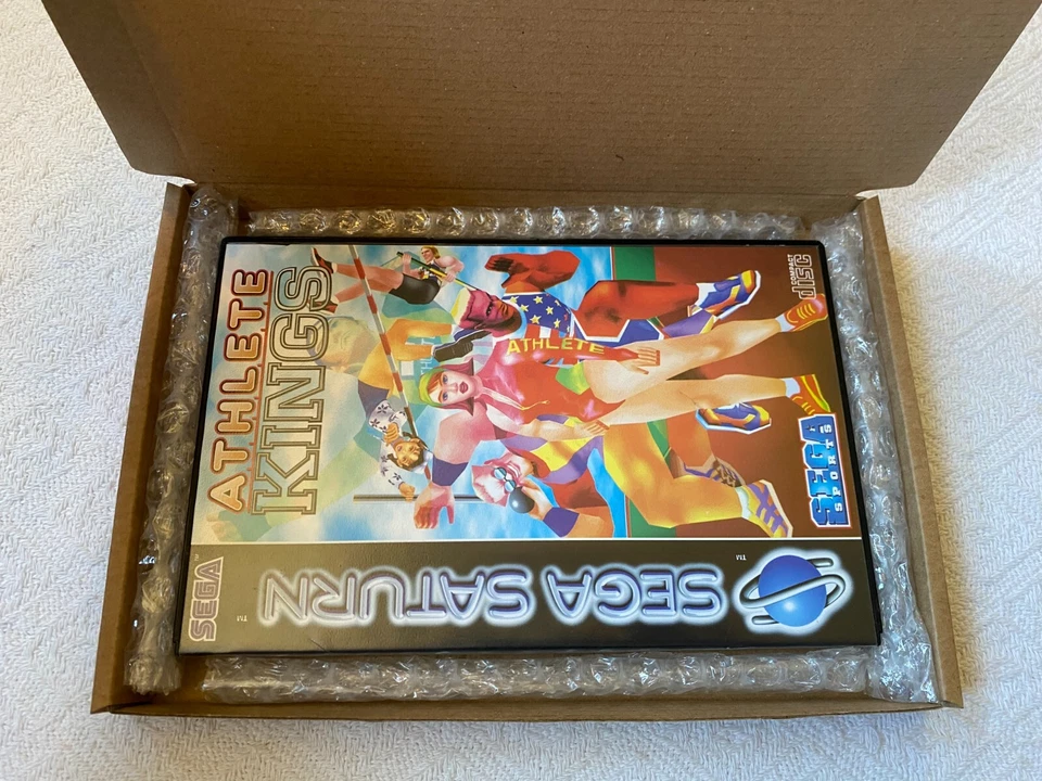 Athlete Kings Sega Saturn - UK PAL VGC CIB with Natural Disc & Plastic Case - Image 3 of 4