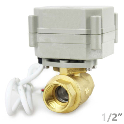 1/2'' 9V 12V-24VDC 0-5V Proportional Control Motorized Electrical Ball Valve