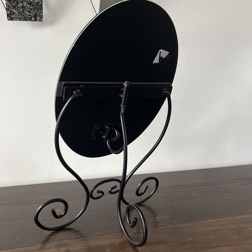 Espejo inclinable de mesa independiente Ikea Myken con soporte 15""x10""x7"" ovalado Usado en excelente estado - Imagen 3 de 5