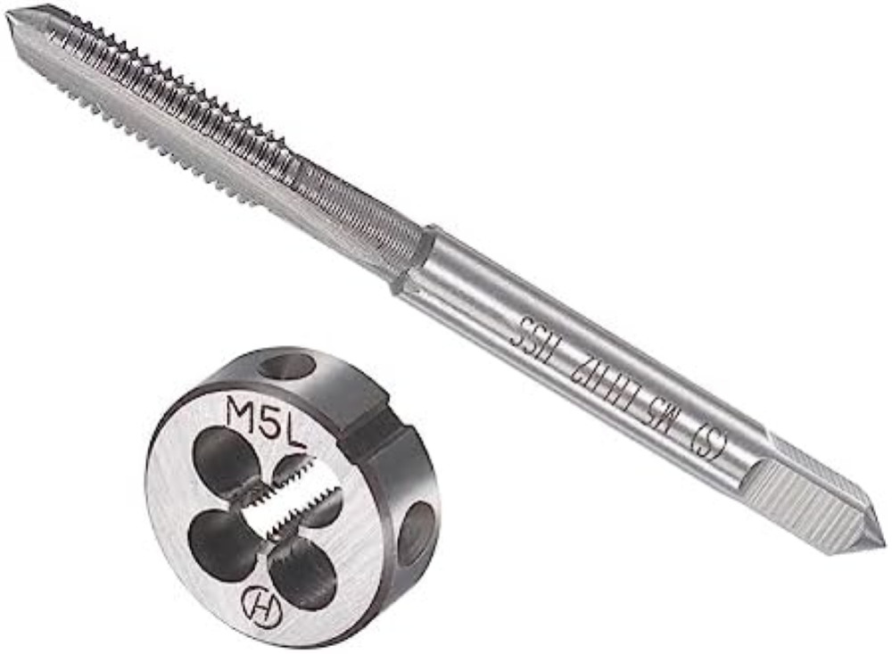 CoCud Set Rubinetti e Matrici, M5 x 0.8 Filettatura, Sinistra Mano Metrica Alta