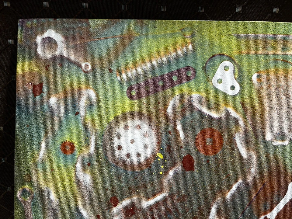 “Junk Drawer” Original Art Painting Terry Rosler 12x16 Canvas. - Image 4 of 4