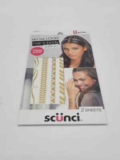 Scunci Hair and Body Tattoos, 1 Package 2 SHEETS 20457-T