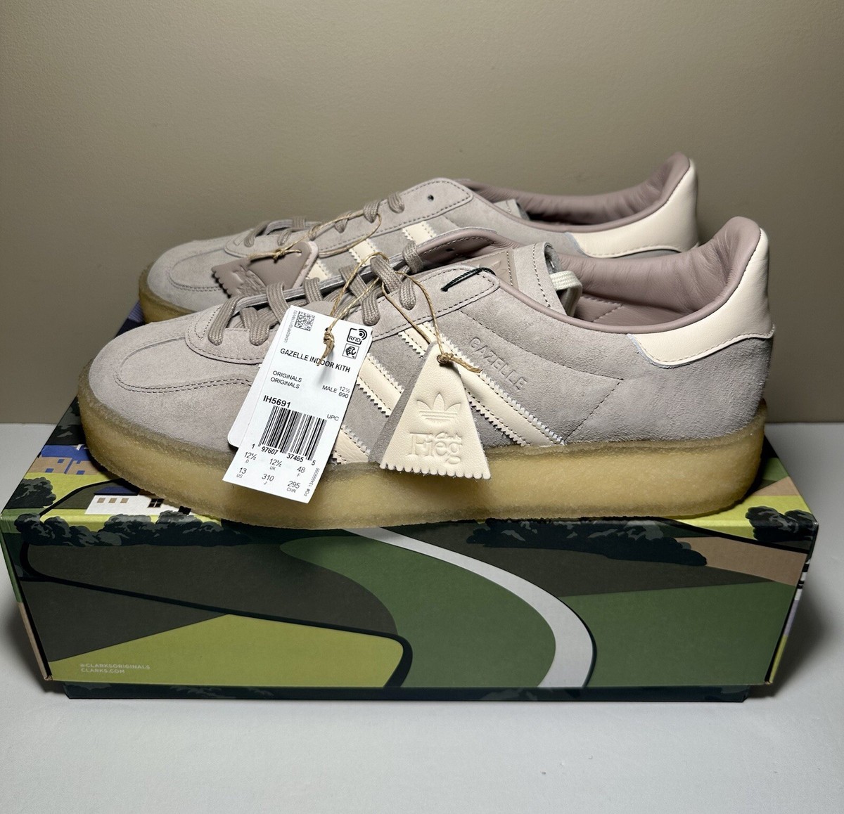 Kith x Adidas x Clarks x 8th St Gazelle Indoor by Ronnie Kith x Adidas x Clarks x 8th St Gazelle Indoor by Ronnie