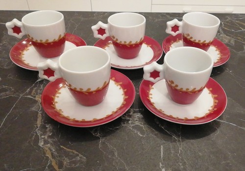 SET 5 TAZZINE THUN DOLCE NATALE CAFFE AL VOLO COFFE CUP NUOVE MOD. 2019☕☕☕☕☕ - Foto 8 di 15