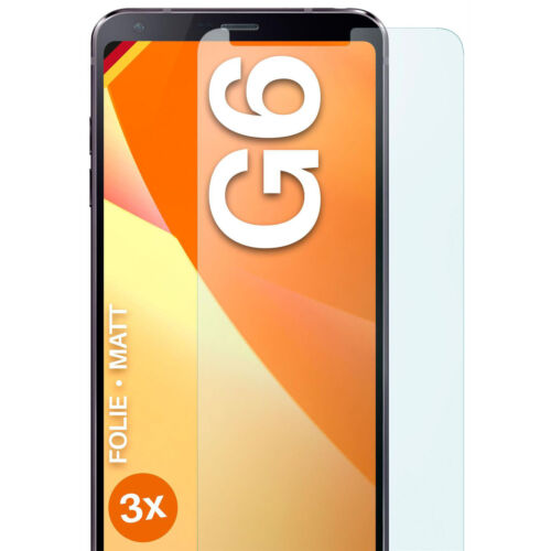 3x Schutzfolie Matt für LG G6 Displayschutz Handyfolie Flex 4H Dünn Anti Reflex - Bild 1 von 8