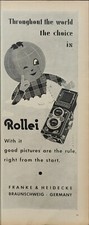 Rollei Rolleiflex Advertising Camera 1 Page 1958 Original