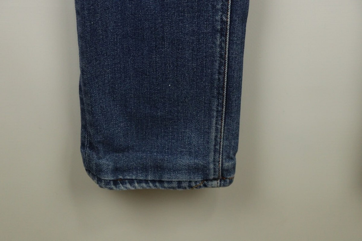 NUDIE Denim LEAN DEAN Stretch Straight Slim Fit Jeans W30 L32 Zip 