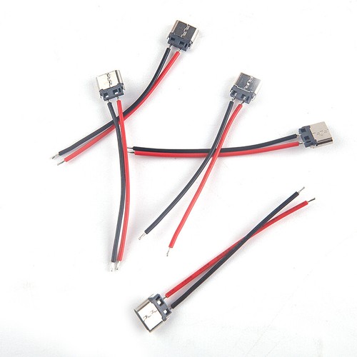 5pcs USB Type-C 2P Welding Wire Female Connector Cable For Mobile Phone Charg-lk - Picture 3 of 7