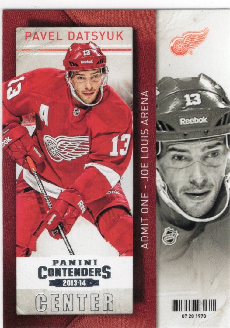 2013-14 Panini Contenders #45 Pavel Datsyuk
