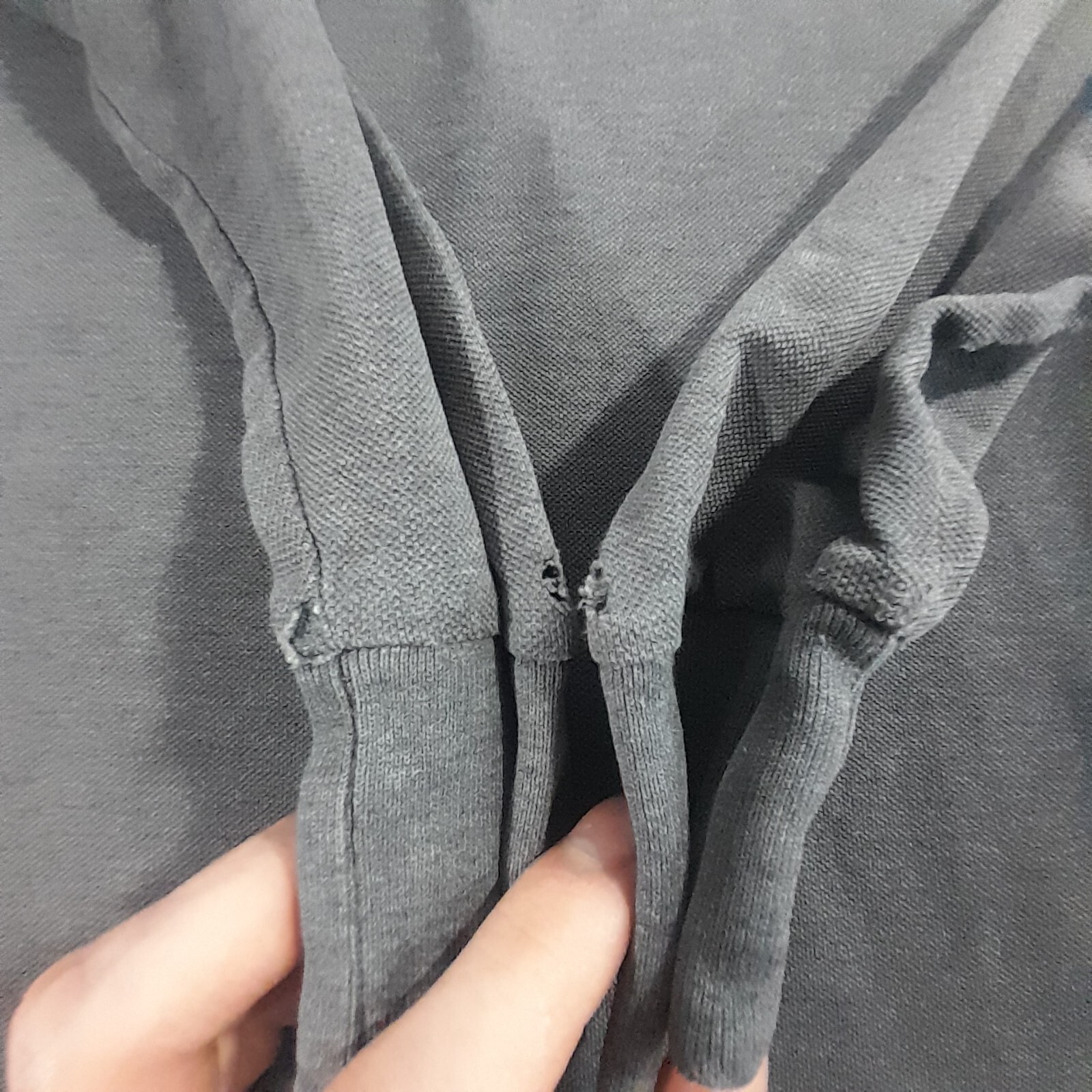 Polo Ralph Lauren camicia uomo grande grigio carne pony manica lunga DIFETTI