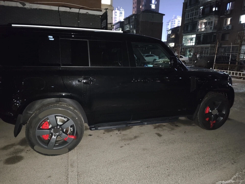 For Land Rover Defender OCTA/130/110/90 4Pcs Red Caliper Covers Aluminum Alloy Foto 2 de 4