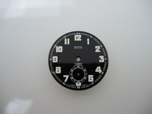 Royce Unitas 6498 Zifferblatt, Ø 42 mm, watch dial, Tritium, Swiss - Picture 3 of 7