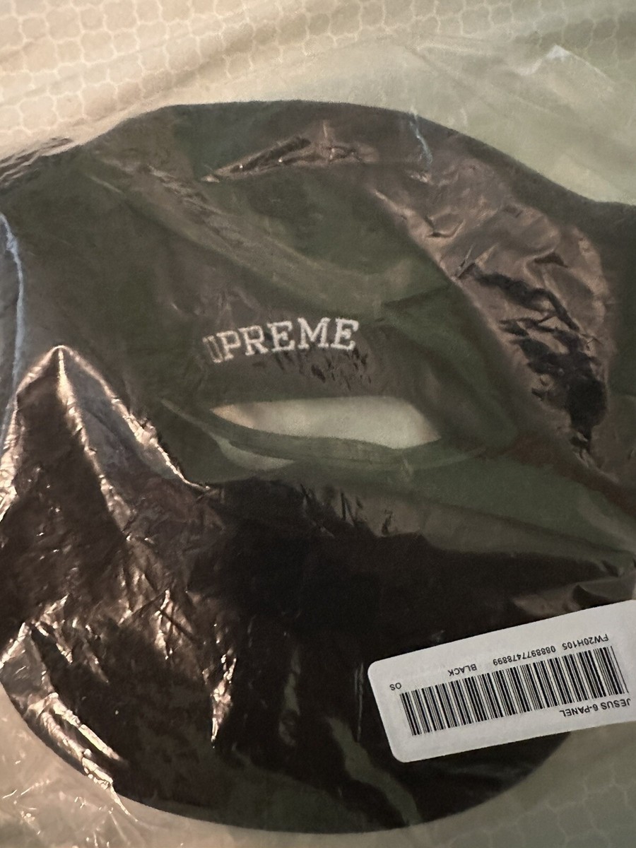 SUPREME Jesus 6 Panel Hat Cap BLACK Snapback NEW! 2020 BRAND NEW