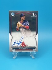 2023 Bowman Chrome Prospect Autographs 1st Luis Perales #CPA-LP