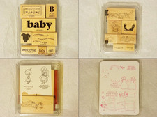 Your Choice of Stampin' Up Wood Mounted Stamp sets