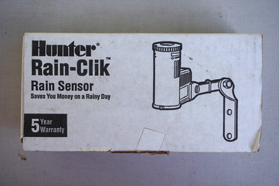 Hunter Rain-Clik Rain Sensor Shut-off - Hardwired for Irrigation Systems - New