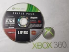 --DISC ONLY-- Triple Pack: Limbo, Trials HD and Splosion Man (Xbox 360)