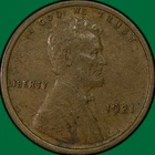 1921 Lincoln Wheat Cent Extremely Fine XF Coin #40949