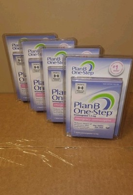 Half Off!!! Lot Of 4 Plan B - 1 Tablet Exp 02/2028+... (Only $99.99 For 4!)