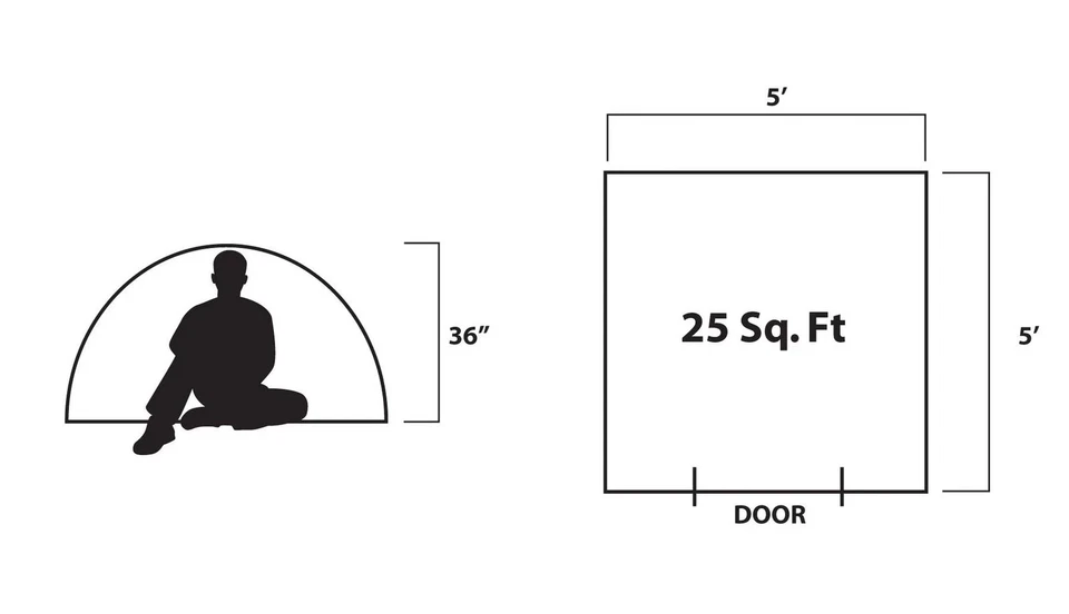 Tienda de campaña GigaTent Cooper 1 para niños al aire libre usada en excelente estado 5' x 5' x 37" Foto 3 de 3
