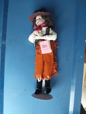 Older Paradise Galleries Musical Doll Great Shape Appx 18 Inch With Stand Nice