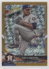 2018 Bowman Chrome Prospects Gold Shimmer Refractor 5/50 Rogelio Armenteros s3g