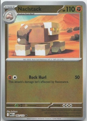Naclstack - [MEG - 083/132] - Reverse Holofoil - Common - Pokemon - EN