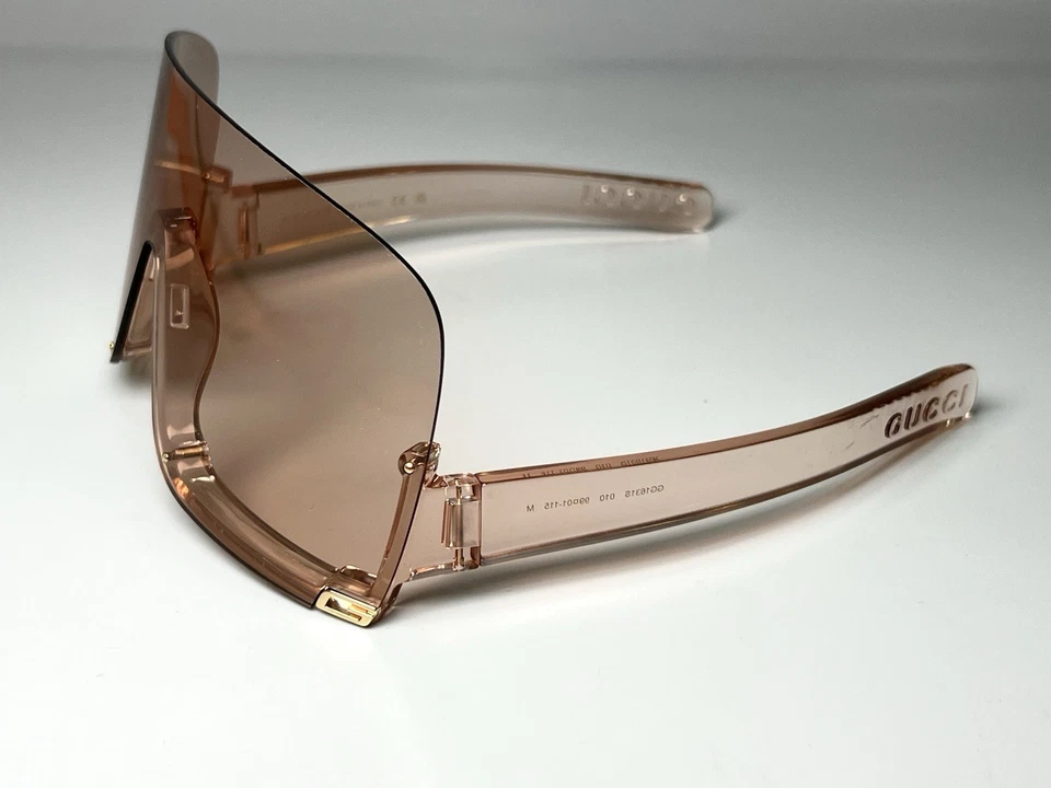 Nuevas Gafas de Sol GUCCI GG1631S 010 Marrón Escudo Grande 99-115 Auténticas Foto 3 de 4
