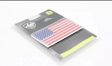 Auto Drive Auto Aluminum Decal American Flag 4".4 x 2".4