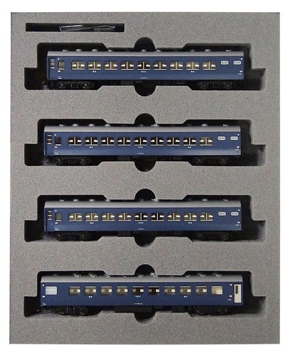 Juego de 4 vagones KATO N Gauge Sleeper Express Ondo complemento SP Project 10-1349 modelo tren | Zustand: New