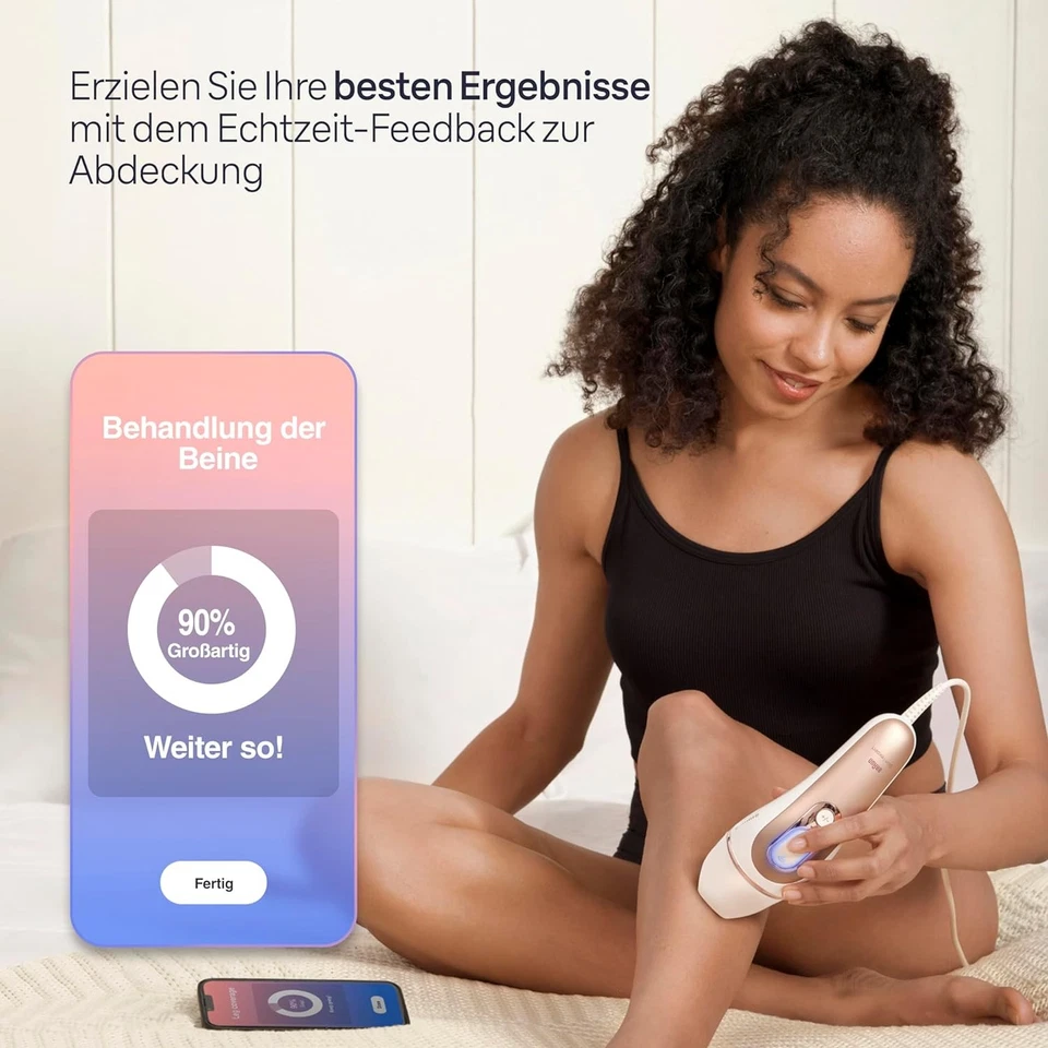 BRAUN Smart IPL Skin i·expert PL7387 Haarentfernungsgerät 4 Aufsätze App B-WARE - Bild 3 von 3