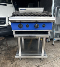 Blue Seal Commercial Gas Chargrill/Charbroiler 2 Burner Manual Controls