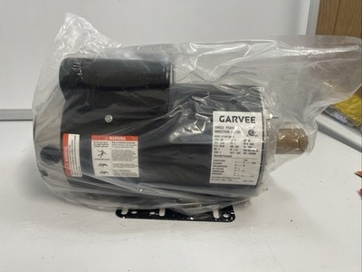 GARVEE 5HP Single Phase Electric Motor 230V 3450 RPM Frame 184T New