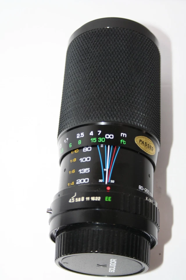 Lente Vintage Soligor 80-200mm MC 200+Macro 1:4.5 Nº 184013271 Foto 3 de 4