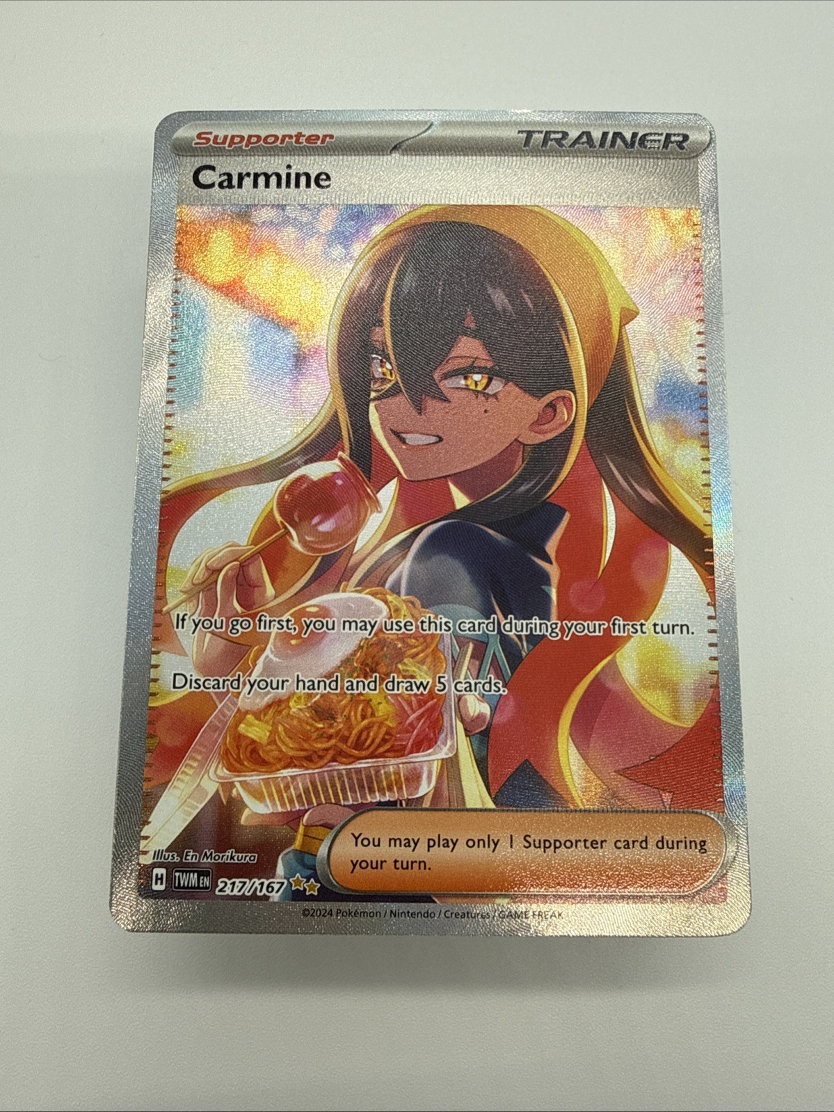 Pokémon TCG Carmine 217/167 Twilight Masquerade Special Illustration