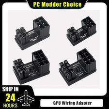 Graphics Card Power Supply Adapter Elbow 180    PCI-E 6Pin / 8Pin Rotating Conne