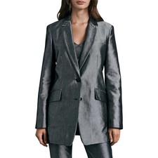 RAG BONE Charles Shine Boyfriend Blazer Metallic, New with tag, Size 2