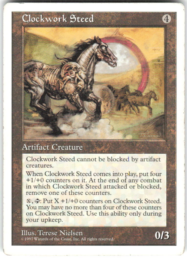 Clockwork Steed Fifth Edition 5ED MP Magic: The Gathering Card TCG
