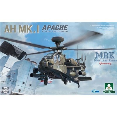 TAKOM MODEL TAK2604 AH MK. I Apache Attack Helicopter