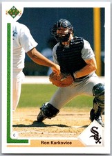 ⚾ 1991 Upper Deck #209 Ron Karkovice Chicago White Sox