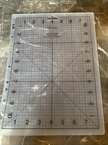 Fiskars, 9"x 12" Durable, Self Healing Craft Mat. Used